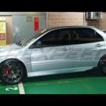 Rexpeed Carbon Fiber Rear Side Spats for Evo 8/9 (R01)