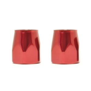 Russell Full Flow Hose End Red Sockets (Pair of 2)