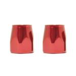 Russell Full Flow Hose End Red Sockets (Pair of 2)