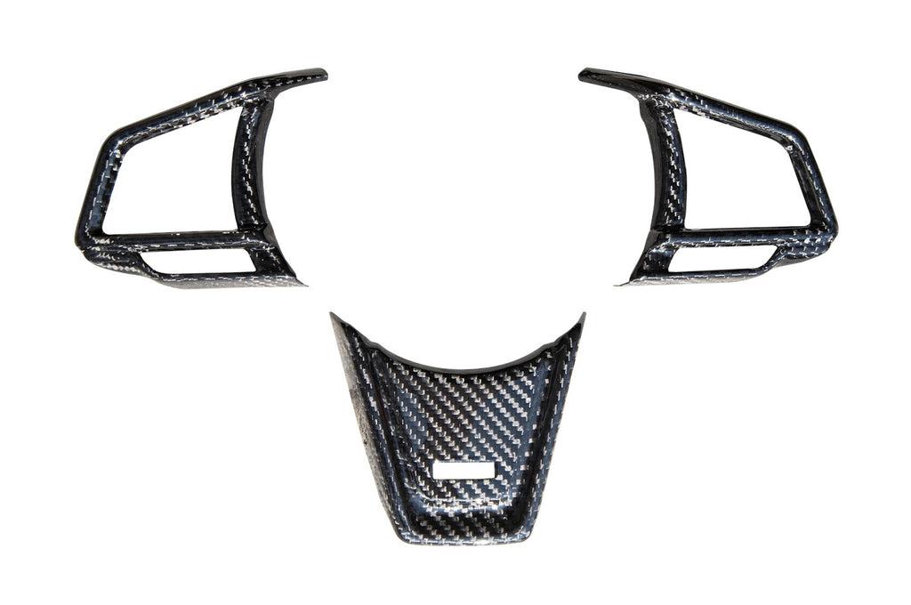 Rexpeed Carbon Fiber Steering Wheel Cover for AT 2022+ Subaru WRX (G155A)