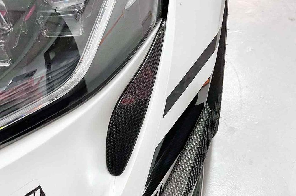 Rexpeed Dry Carbon Front Side Water Drop Garnish Covers for MKV Supra GR (TS129)