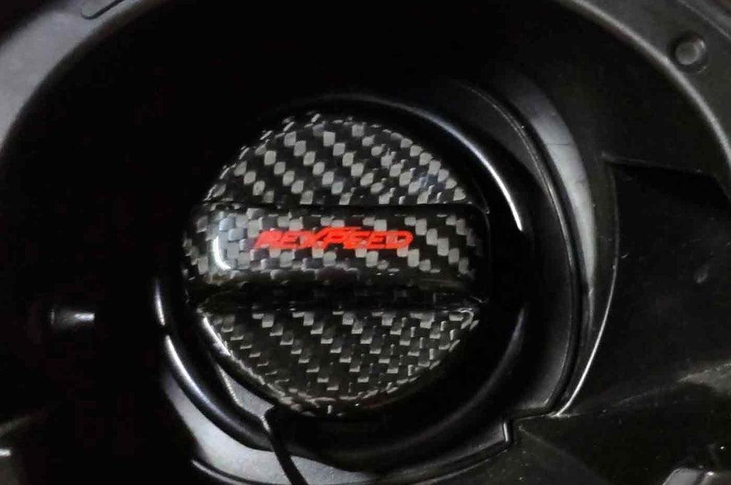 Rexpeed Dry Carbon Fuel Cap Cover for 2015+ Subaru WRX VA/VB (G72)