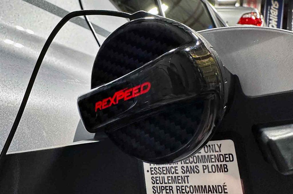 Rexpeed Dry Carbon Fuel Cap Cover for 2015+ Subaru WRX VA/VB (G72)
