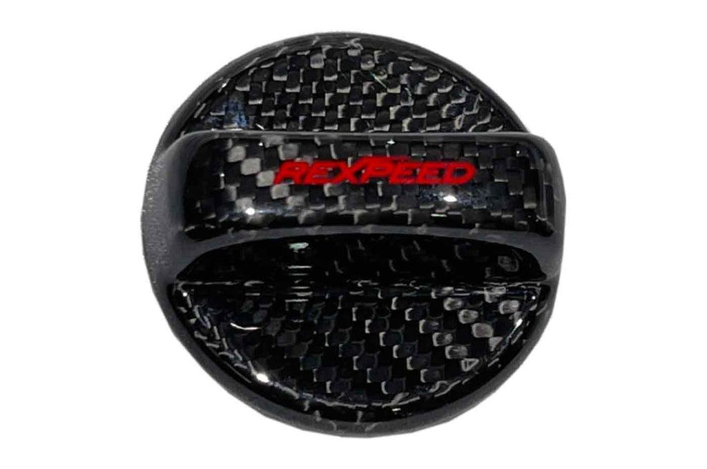 Rexpeed Dry Carbon Fuel Cap Cover for 2015+ Subaru WRX VA/VB (G72)
