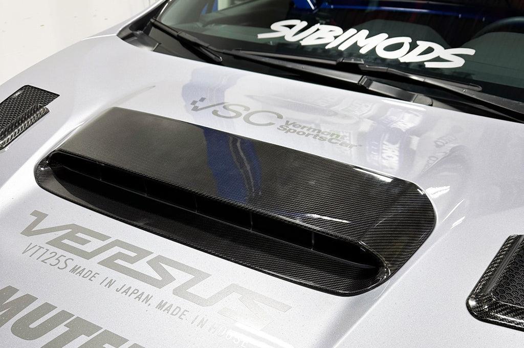 Rexpeed V1 Dry Carbon Hood Scoop for VB 2022+ Subaru WRX (G74)