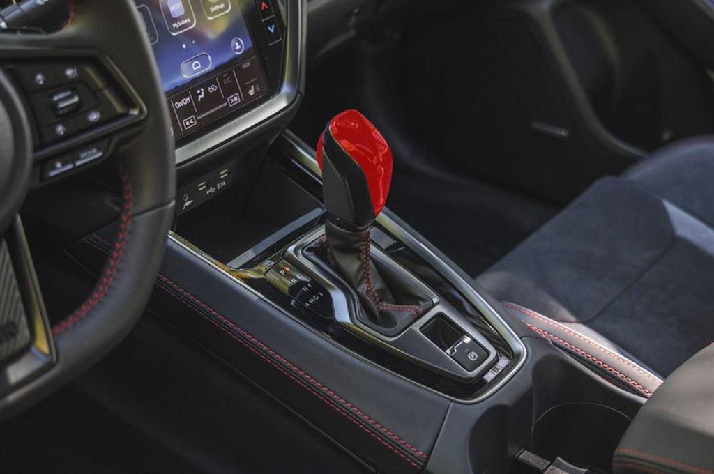 Rexpeed Dry Carbon Shift Knob Cover for AT 2022+ Subaru WRX (G163)