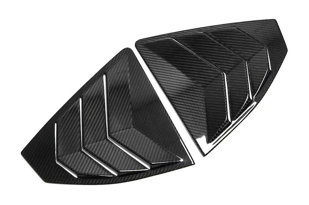 Rexpeed Dry Carbon Rear Window Louver Shutter Cover for 2022+ Subaru WRX (G93)