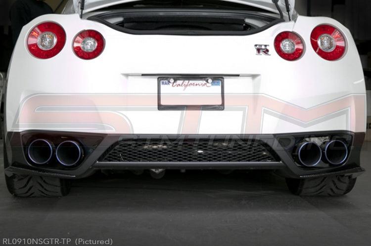 Seibon Carbon Fiber Rear Bumper Under Spoiler Lip (Gloss) - R35 GTR * Discontinued *