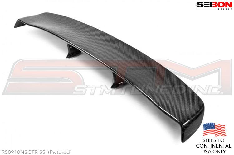 Seibon Carbon Fiber Rear Spoiler (SS / Gloss) - R35 GTR * Discontinued *