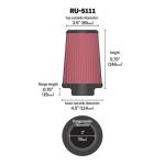 K&N Universal Air Filter 3in ID x 5.75 Tall (RU-5111)