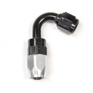 Russell Full Flow Hose End Black/Silver 120°