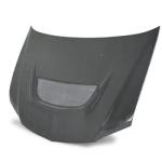 Seibon Carbon Fiber Hood (OEM Style / Silver String Gloss) for Evo 7/8/9 *Discontinued*