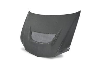 Seibon Carbon Fiber Hood (OEM Style / Silver String Gloss) for Evo 7/8/9 *Discontinued*