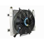 BD Diesel Xtrude Trans Cooler with Fan - 5.5 inch