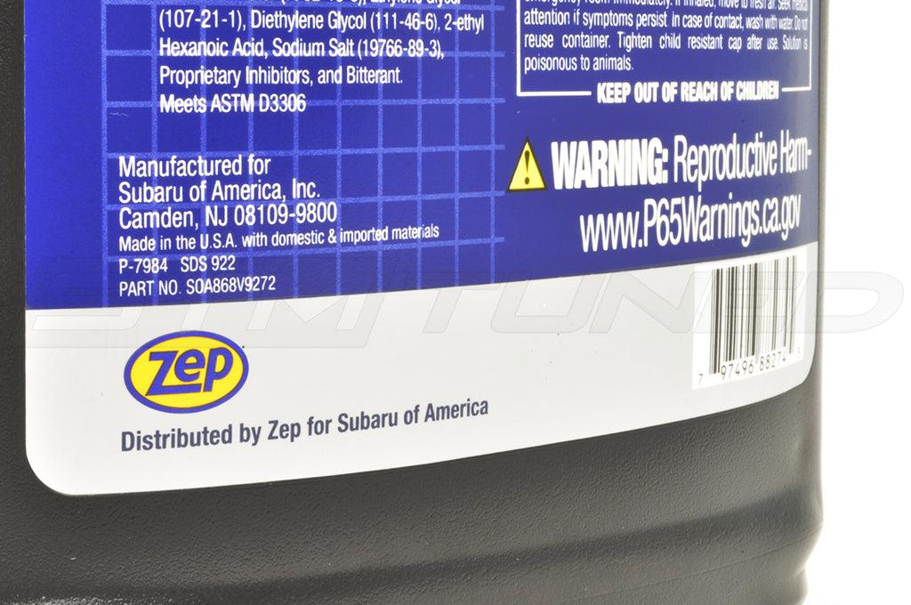 Subaru OEM Blue Long Life Super Coolant Gallon (SOA868V9272)