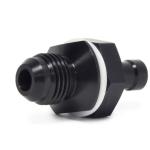 STM -6AN Black Anodized E85 Safe Fuel Bulkhead Fitting