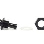 STM -6AN Black Anodized E85 Safe Fuel Bulkhead Fitting