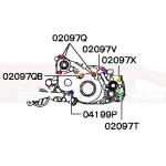 Mitsubishi OEM Front Cover Bolt Kit for 7-Bolt 4G63 DSM