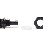 STM -8AN Black Anodized E85 Safe Fuel Bulkhead Fitting
