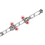 STM Driveshaft Carrier Bearing Support Bushings for DSM Evo 3000GT