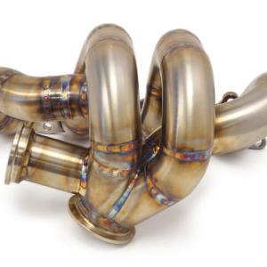 STM Evo 4-9 Forward-Facing V-Band Turbo Exhaust Manifold