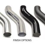 STM Evo 5/6 Lower Intercooler Pipe for Stock Frame Turbo (2.5in Aluminum)