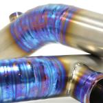 STM Evo 7/8/9 Titanium 2.5in Upper Intercooler Pipe Kit