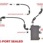STM Evo 7/8/9 Oil Catch Can Trans Mount Sealed