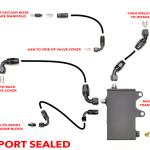 STM Evo 7/8/9 Oil Catch Can Trans Mount Sealed