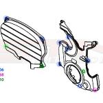 Mitsubishi OEM Timing Belt Cover Bolt Kit for Evo 8/9