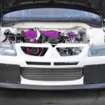 STM Carbon Fiber Front Bumper Shutters - Evo 8