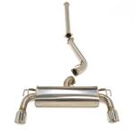 STM Evo X Stainless Cat-Back Dual Exit Exhaust (With Muffler)