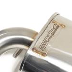 STM Evo X Stainless Cat-Back Dual Exit Exhaust (With Muffler)