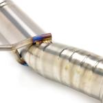 STM Evo X Titanium Single Exit Cat-Back Exhaust