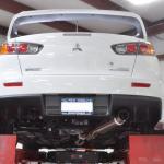 STM Evo X Titanium Single Exit Cat-Back Exhaust