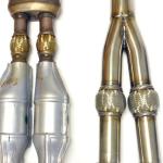 STM R35 GTR Stainless Race Y-Pipe (Not for Street Use)