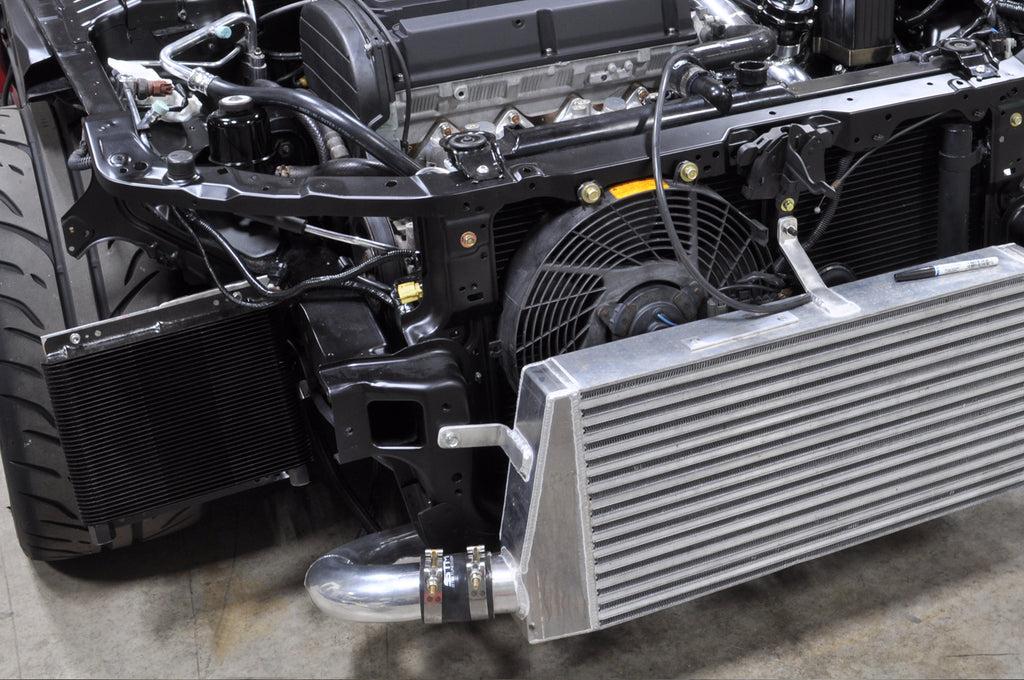 STM Evo 7/8/9 Lower Intercooler Pipe for Stock Frame Turbo (Aluminum)