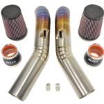 STM R35 GTR Titanium Intakes (Burned Blue)