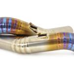 STM R35 GTR Titanium Intakes (Burned Blue)