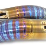 STM R35 GTR Titanium Intakes (Burned Blue)