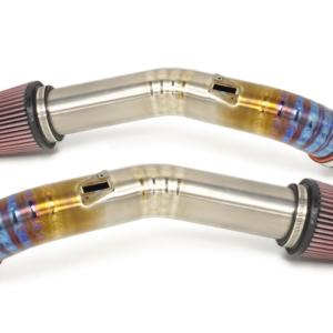 STM R35 GTR Titanium Intakes (Burned Blue)