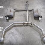 STM Stainless Axle-Back Exhaust for 2006-2013 Lexus IS250/IS350