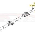 Mitsubishi OEM Driveshaft to Rear End Bolt Kit for DSM & Evo 7/8/9