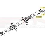 Mitsubishi OEM Driveshaft to Rear End Bolt Kit for DSM & Evo 7/8/9