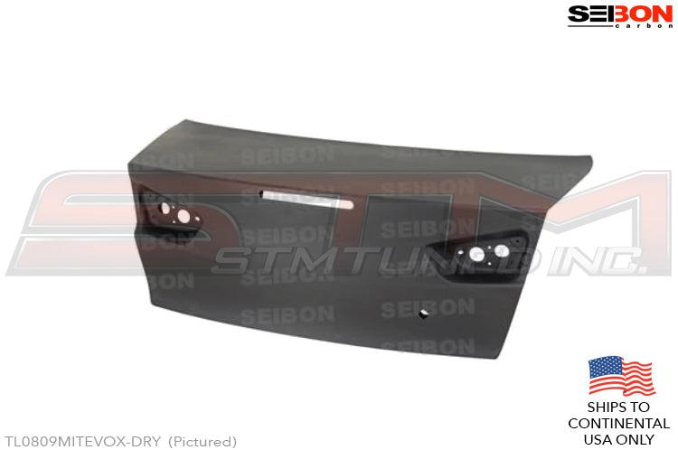 Seibon Carbon Fiber Trunk (OEM-Style / DRY Carbon) - Evo X * Discontinued *