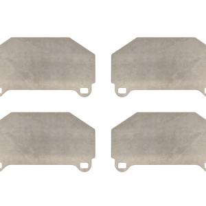 Girodisc Titanium Brake Pad Shields for Subaru STi