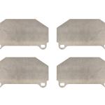 Girodisc Titanium Brake Pad Shields for Subaru STi