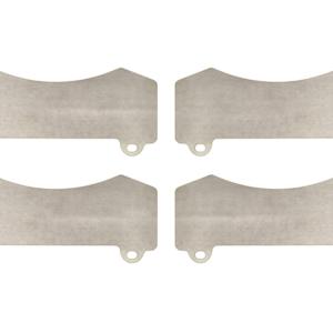 Girodisc Titanium Front Pad Shields for R35 C7 488 (TS-1382)