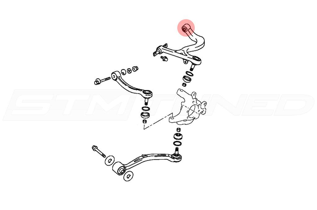Torque Solution Rear Control Arm Bushings for Evo 7/8/9 (TS-EV8-116)