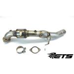 ETS Downpipe with GESI High Flow CAT